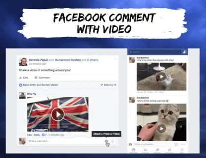 Facebook Comments-With Video