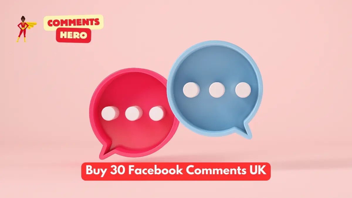 Buy 30 Facebook Comments UK