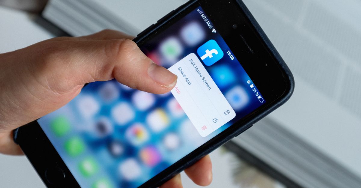 Facebook Page settings menu
