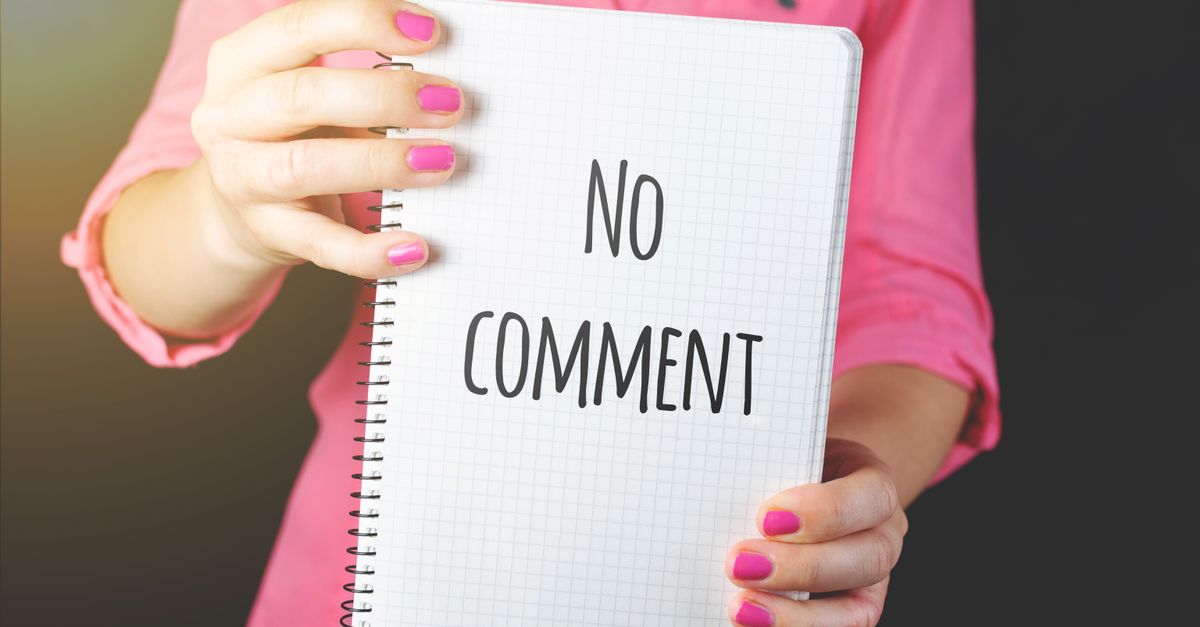 person replying to Facebook comment